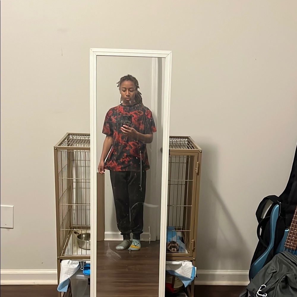 Red and Black Graphic T-Shirt